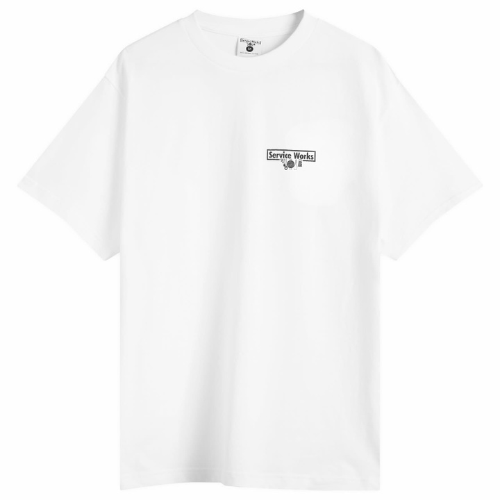 Photo: Service Works Men's Trademark T-Shirt in White