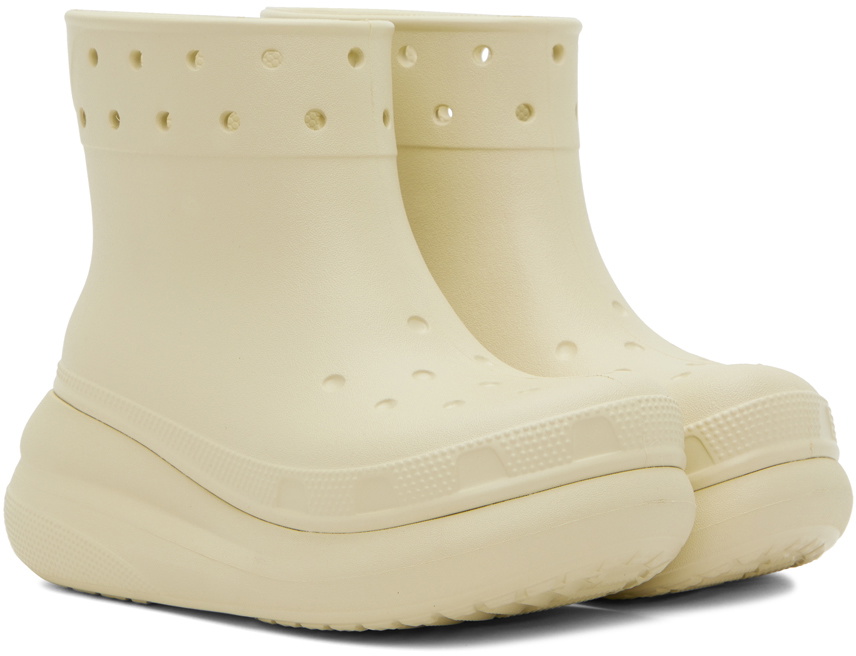 Crocs Off-White Crush Boots