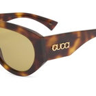 Gucci GG2128S Sunglasses in Havana/Green 