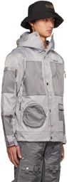 Tombogo Gray Hardware Rain Jacket