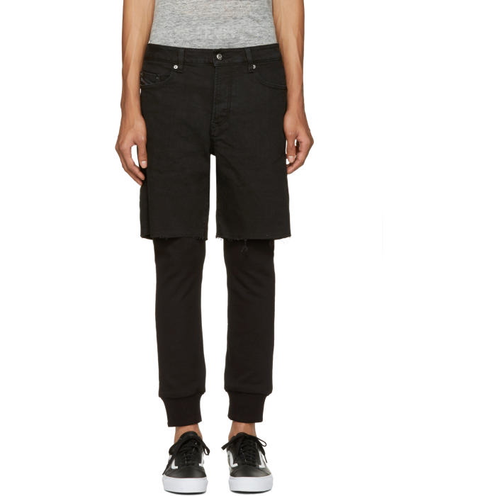 Photo: Diesel Black D-Jasp Layered Trousers