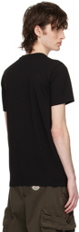 Moncler Black Flocked T-Shirt