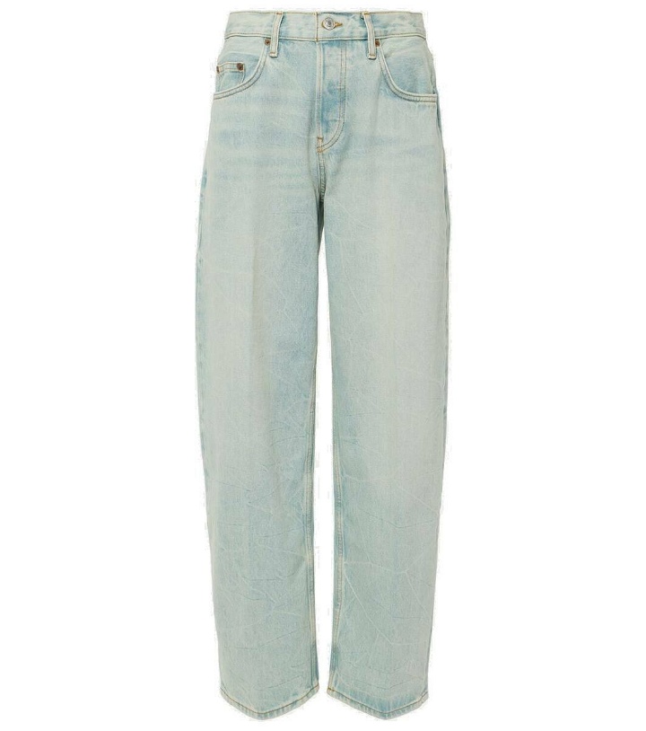 Photo: Re/Done Mid-rise straight jeans