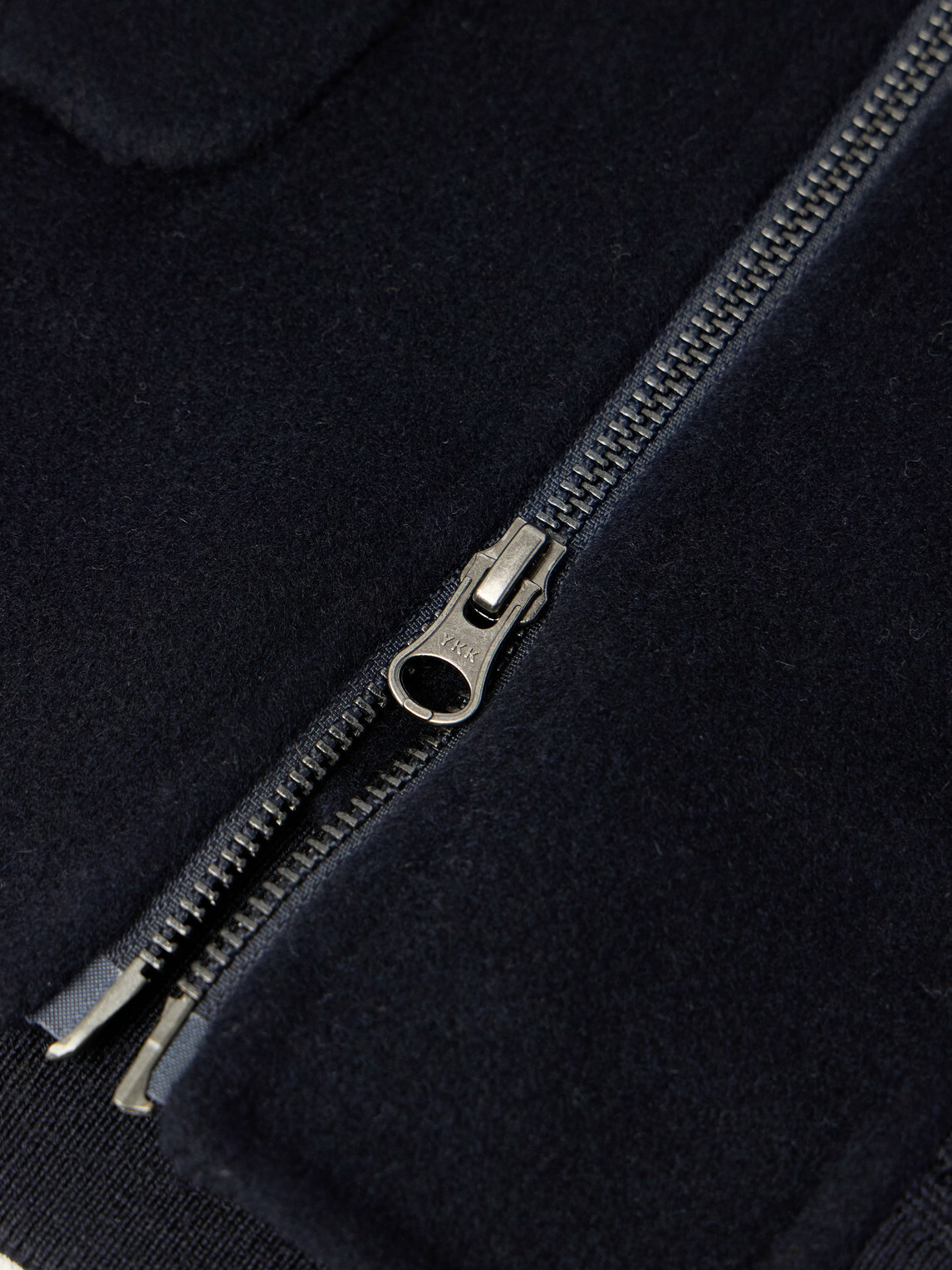 Hartford - Doug Double-Faced Wool-Blend Jacket - Blue