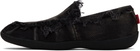 Diesel Black D-Shock Moc Slip-on Loafers