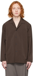 HOMME PLISSÉ ISSEY MIYAKE Brown Button Shirt