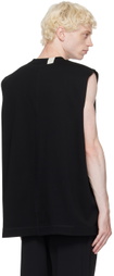 N.Hoolywood Black Crewneck Tank Top