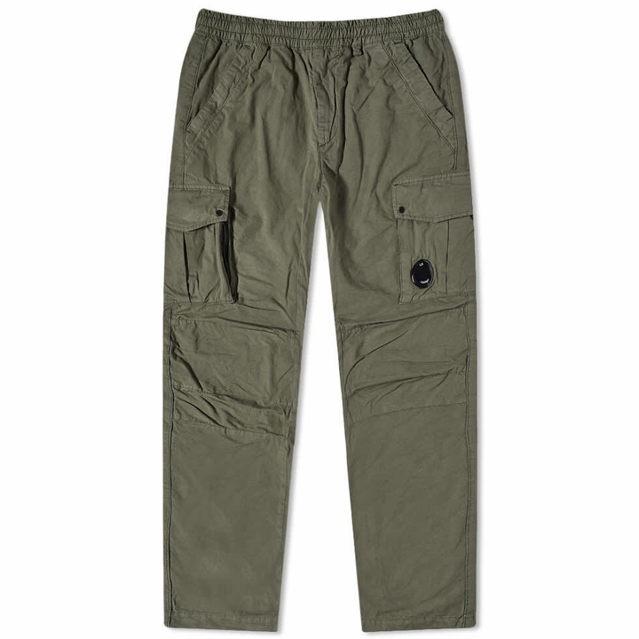 Photo: C.P. Company Men's Elasticated Waist Micro Reps Cargo Pant in Thyme