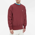 Advisory Board Crystals Men's 123 Crew Sweat in Pyrope Burgundy