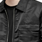Han Kjobenhavn Men's Nylon Boxed Cargo Jacket in Black