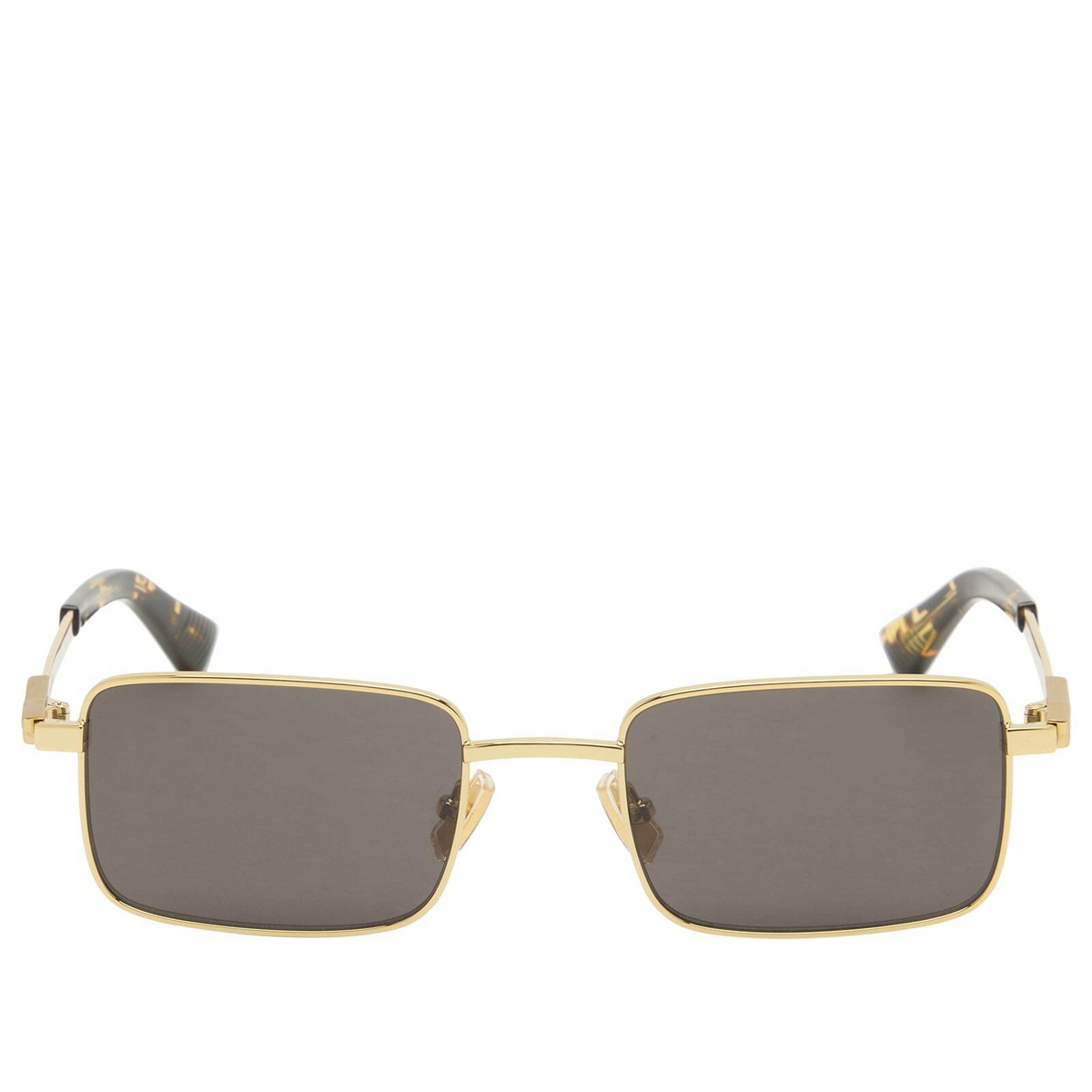Bottega Veneta Eyewear Bottega Veneta BV1469S Sunglasses in Gold/Grey 