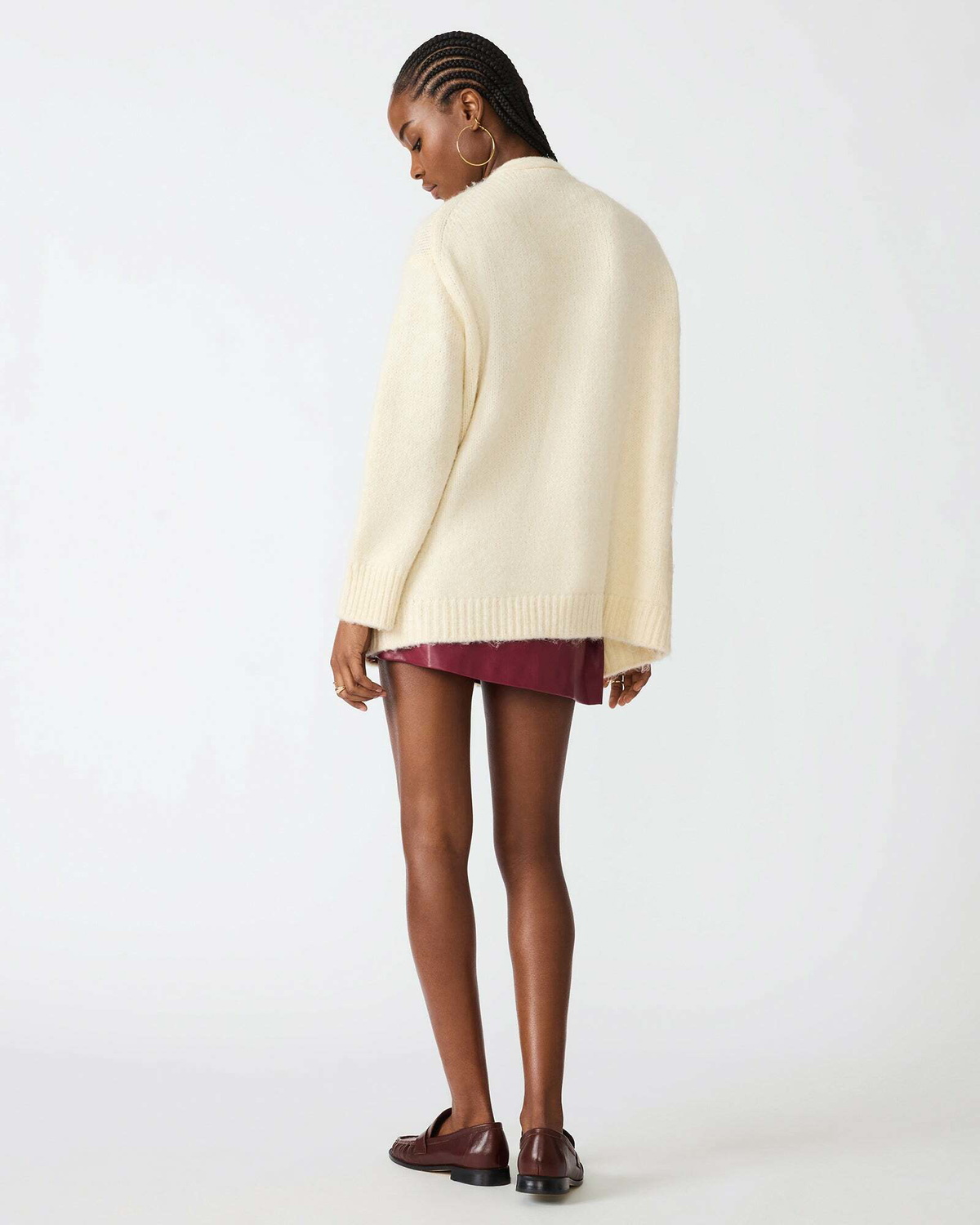 Steve Madden Finley Sweater in Cream