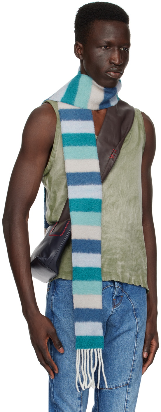 Edward Cuming Khaki Raw Edge Tank Top