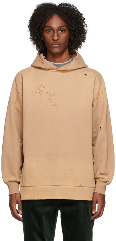 Photo: Acne Studios Tan Fikka Vintage Hoodie