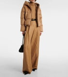 Max Mara The Cube Dalia camel hair puffer jacket