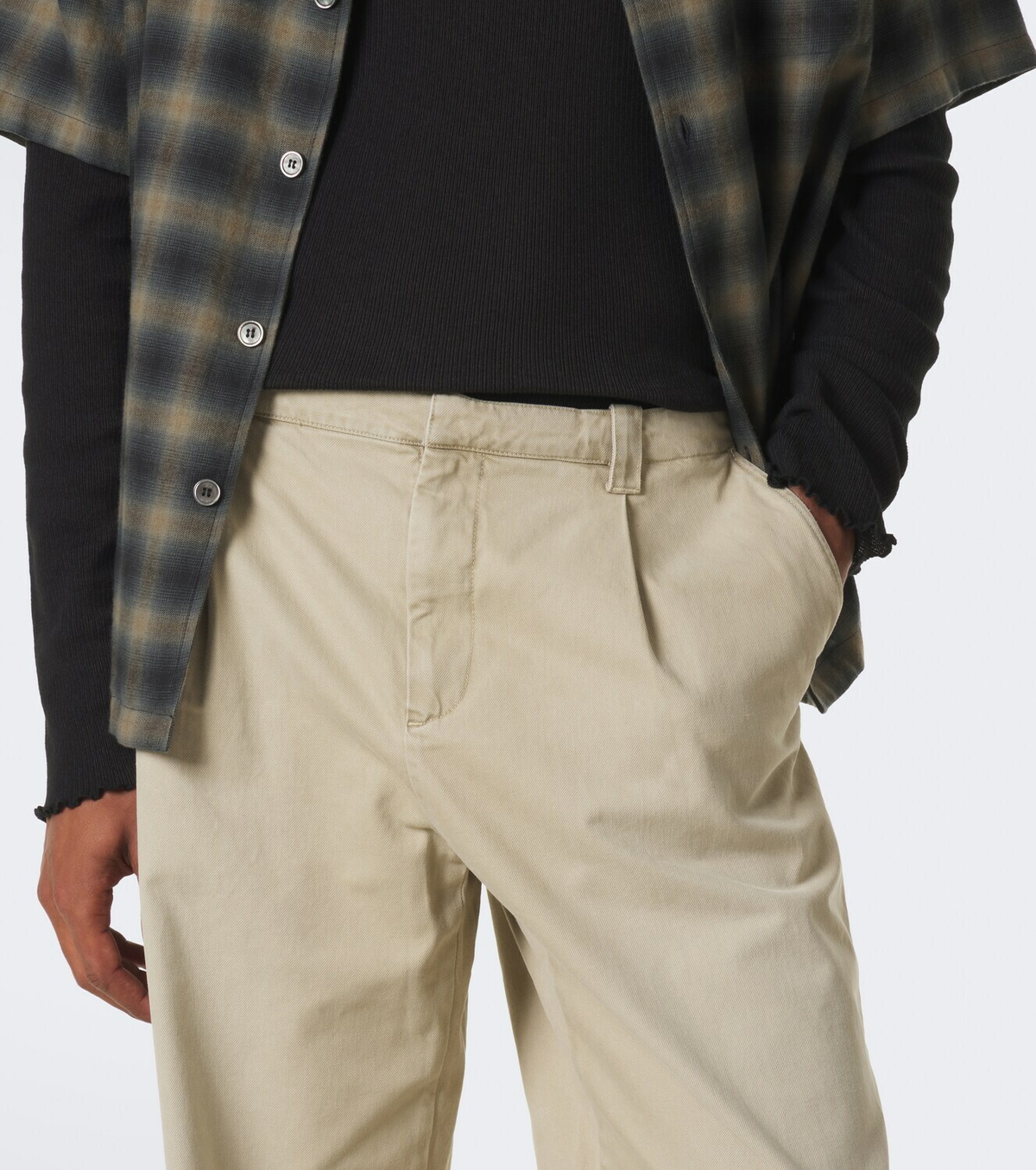 Our Legacy Still pleated cotton chinos