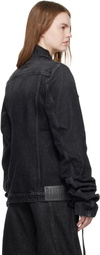 Jean Paul Gaultier Black Oversized Sleeves Denim Jacket