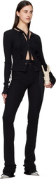 Ottolinger Black Drape Lounge Pants
