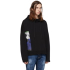 Dsquared2 Black Dyed Mert and Marcus Hoodie