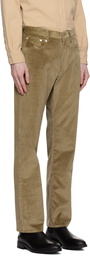 Paul Smith Brown Five-Pocket Trousers