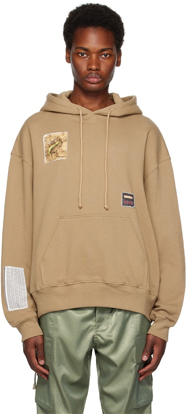 Photo: Song for the Mute Beige Gym Hoodie
