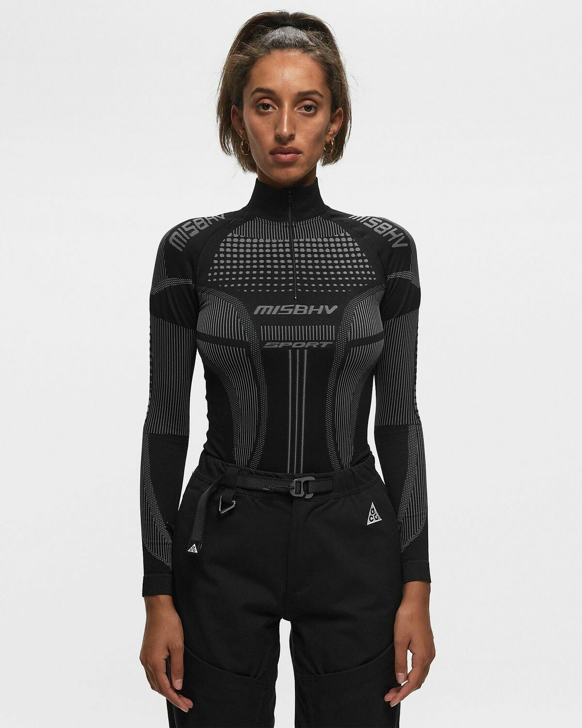Misbhv Sport Europa Quarter Zip Longsleeve Black Longsleeves MISBHV