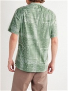 Bather - Camp-Collar Bandana-Print Cotton-Blend Poplin Shirt - Green