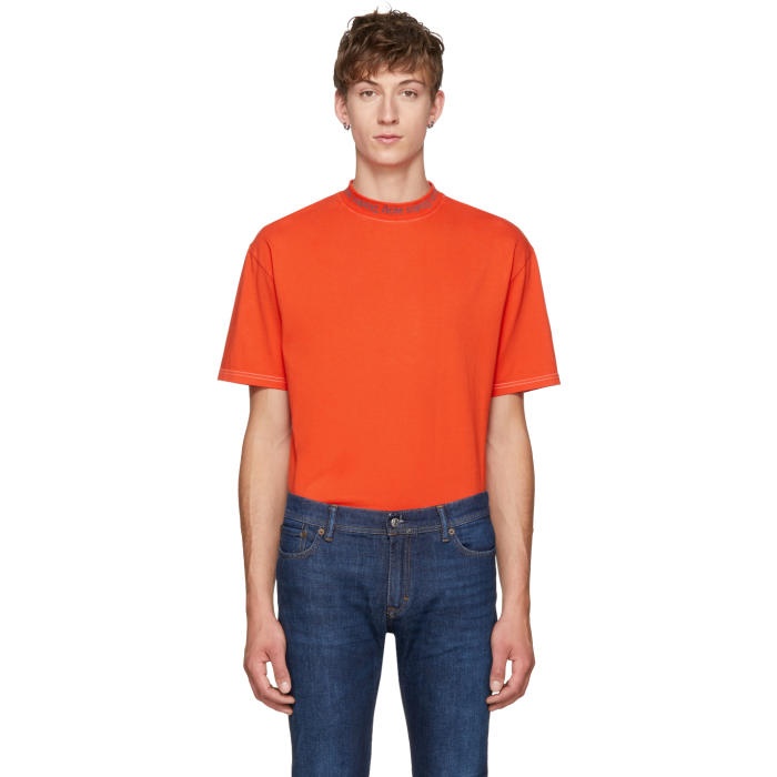 Acne Studios Orange Gojina Dyed T-Shirt