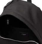 Saint Laurent - City Leather-Trimmed Canvas Backpack - Black