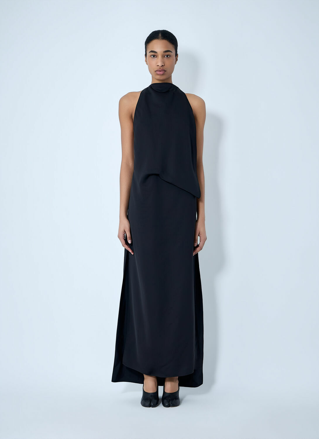 Sportmax Sleeveless Draped Maxi Dress