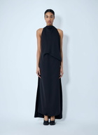 Sportmax Sleeveless Draped Maxi Dress