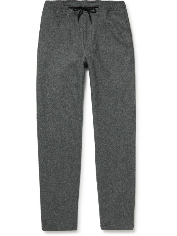Photo: Private White V.C. - Wool-Flannel Drawstring Trousers - Gray