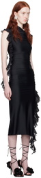 Fancì Club Black 'The Assassin' Midi Dress