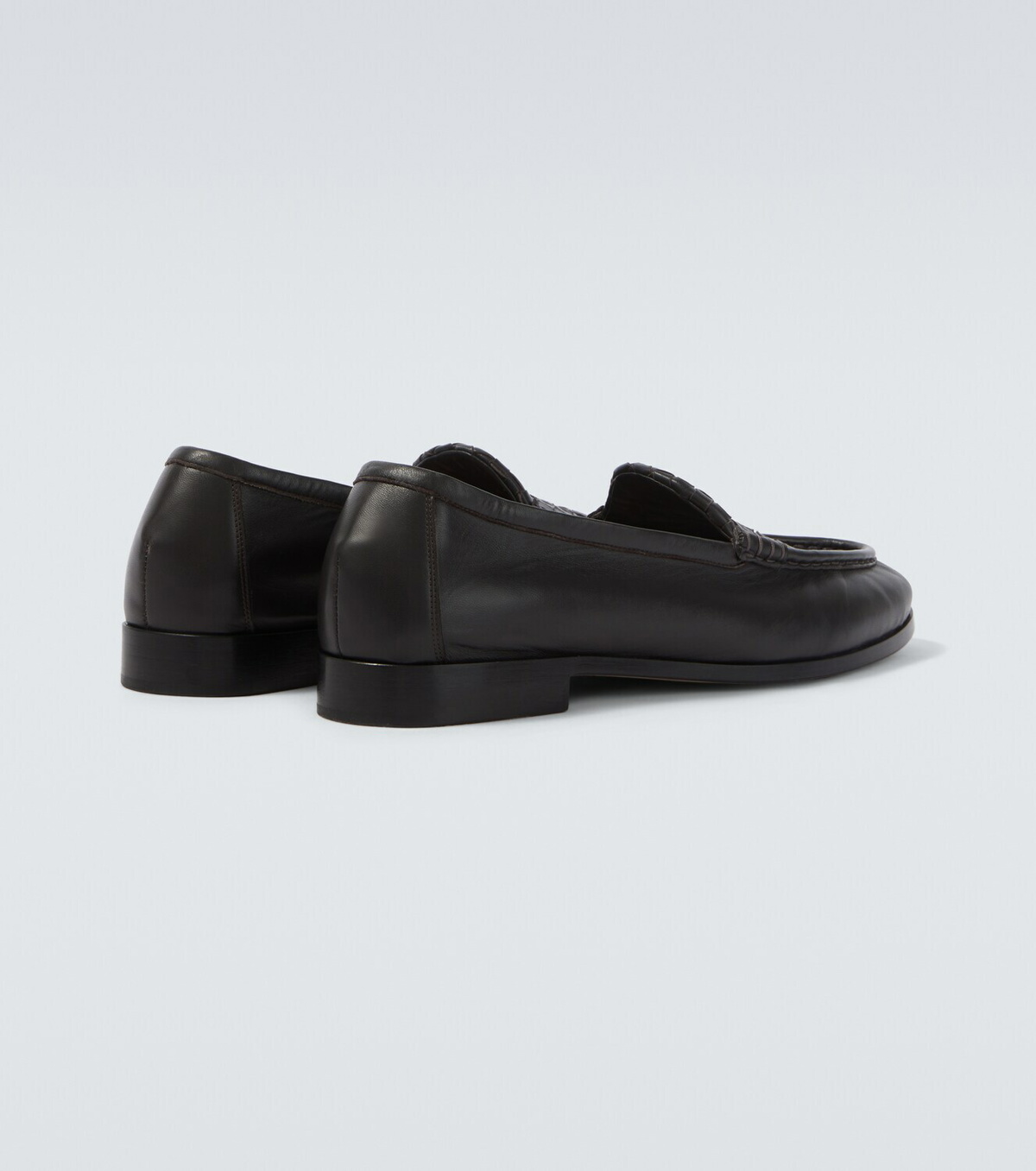 Bottega Veneta Silenzio Intrecciato leather loafers
