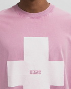 032c POINT ZERO OVERSIZED TEE pink Mens Shortsleefe