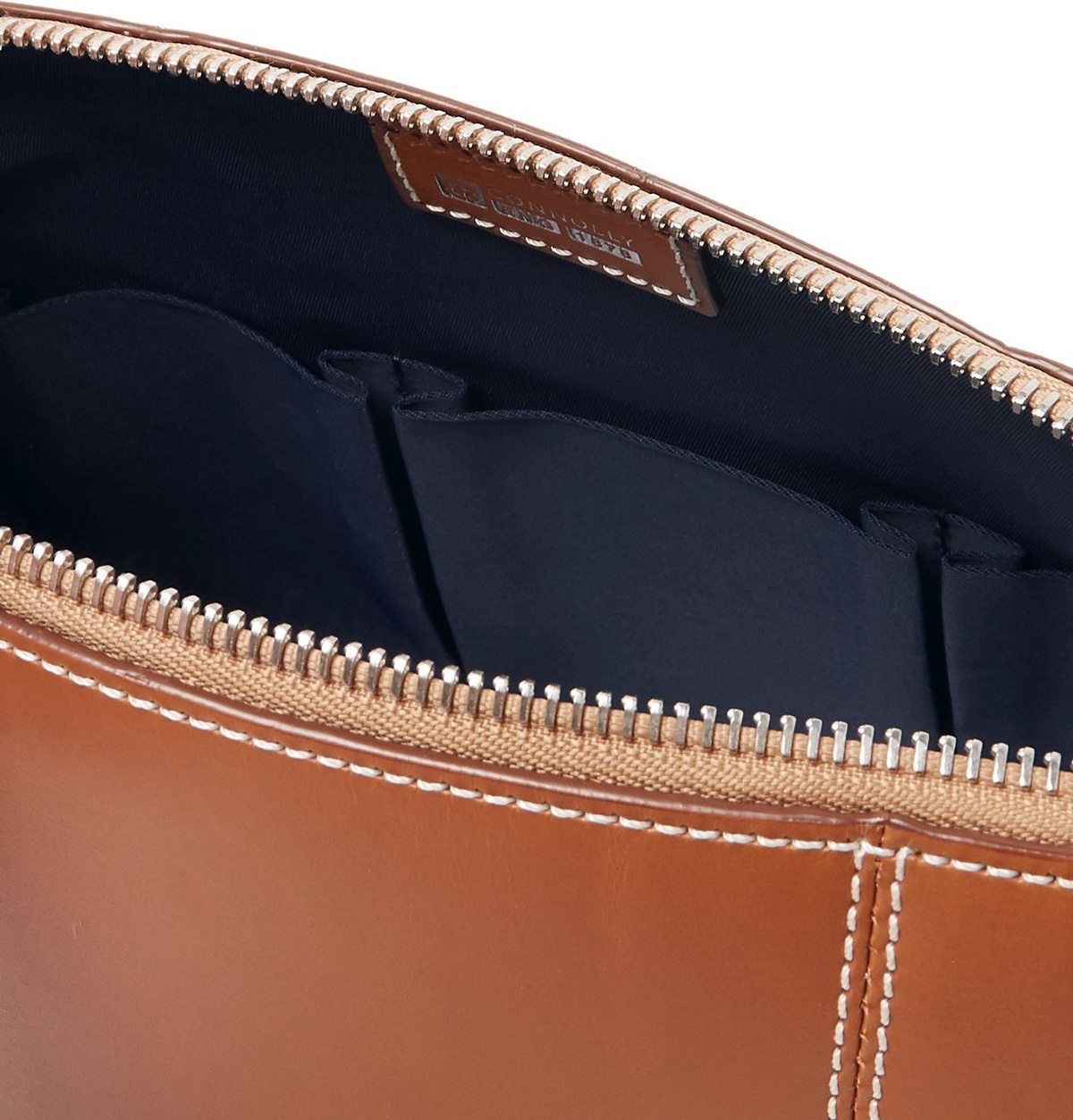 Connolly - Leather Wash Bag - Brown