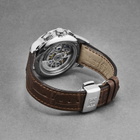 Perrelet Skeleton Chrono Silver-tone Dial Mens Watch A1010/7