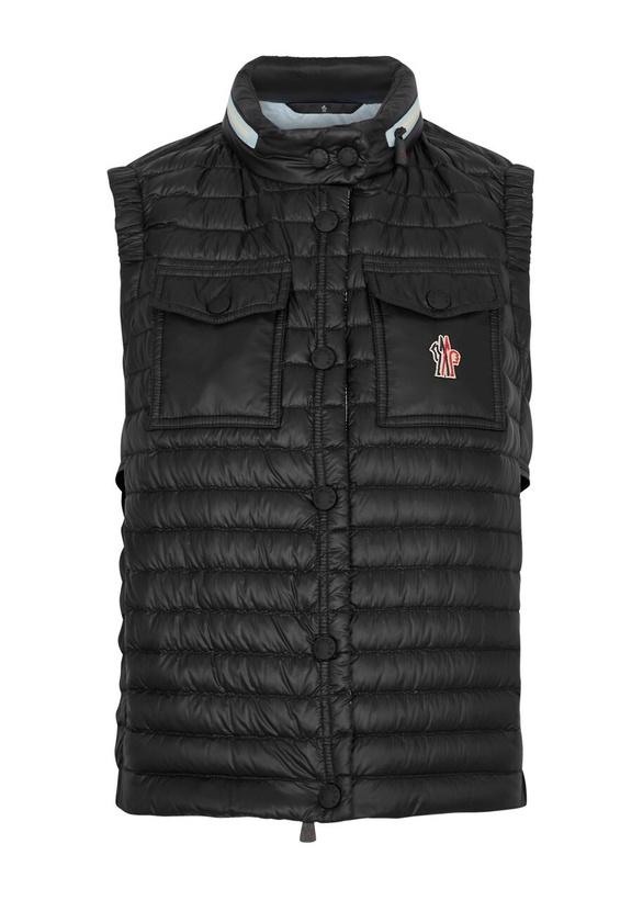 Photo: Moncler Grenoble Day-Namic Gumiane Quilted Shell Gilet Black