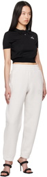 alexanderwang.t Off-White Logo Lounge Pants