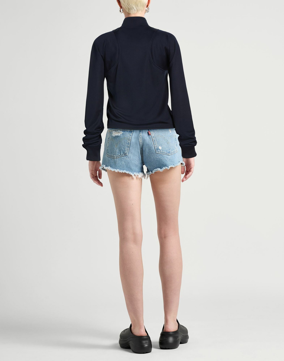 Courrèges Womens Sweatshirt in Navy