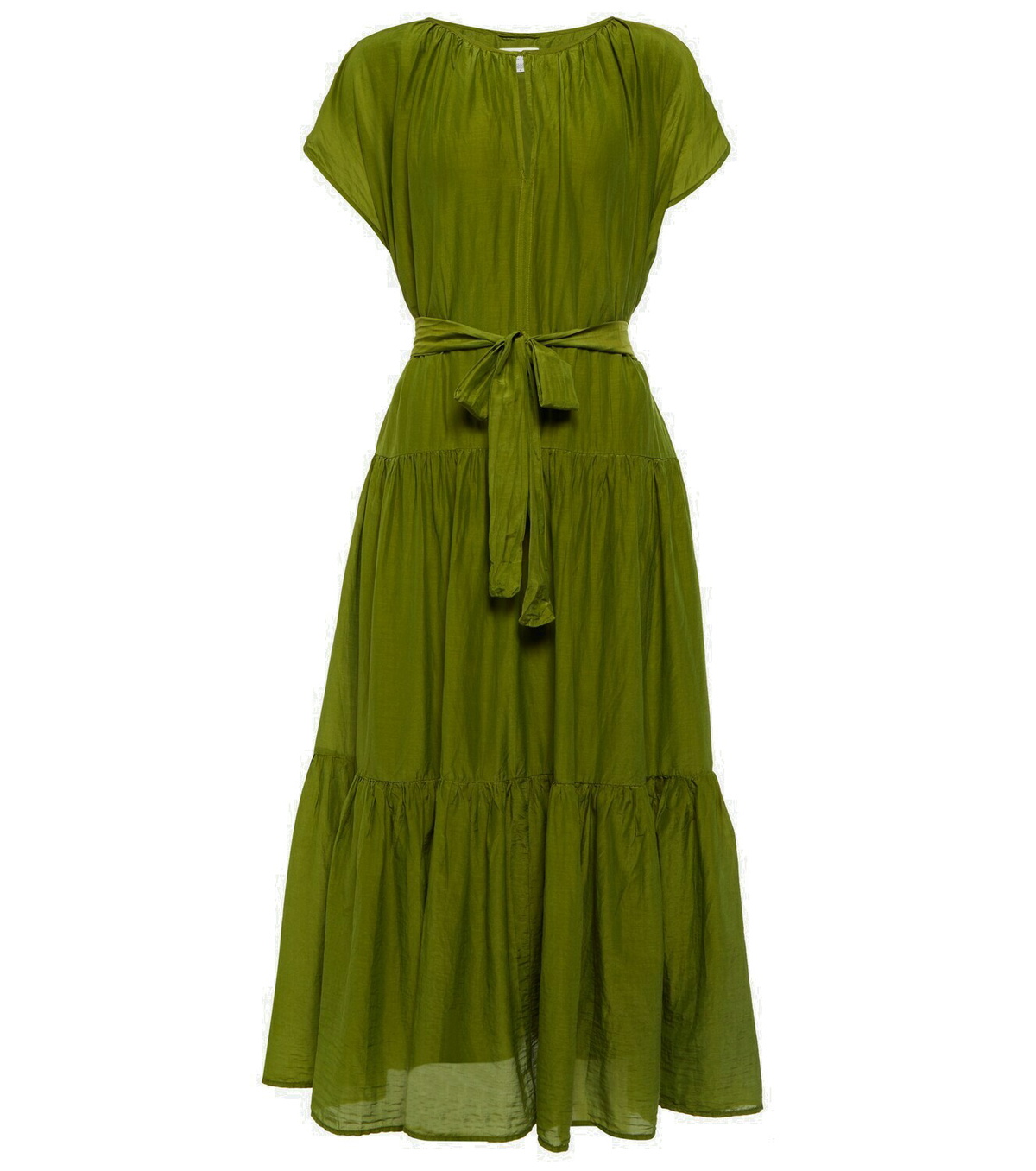 Velvet Ada cotton and silk midi dress Velvet