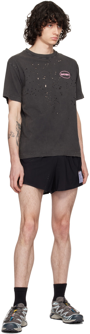 Satisfy Black Crewneck T-Shirt