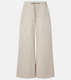 'S Max Mara Cotton poplin wide-leg pants