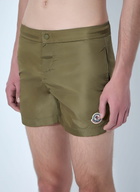Moncler Elastic Waist Swim Shorts