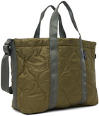 Comme des Garçons Homme Khaki Quilted Tote