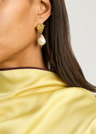 Alighieri The Fragment Of Light 24kt Gold-plated Drop Earrings - Pearl - One Size