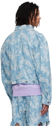 Vivienne Westwood Blue & Off-White Boxer Jacket