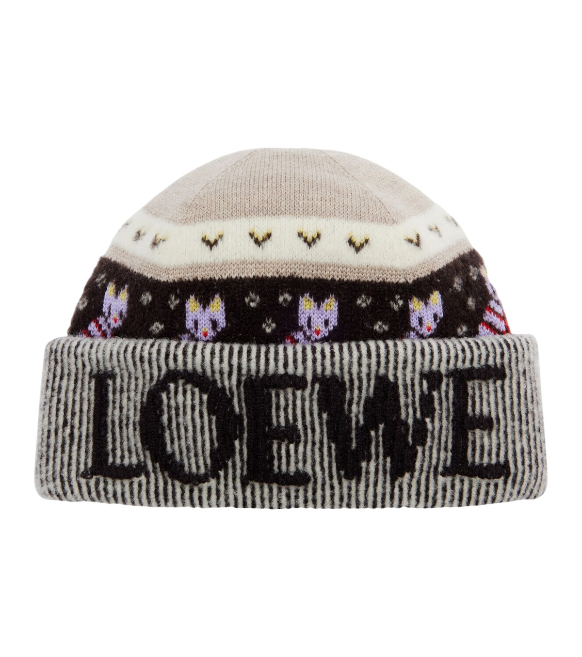 LOEWE x Suna Fujita ビーニー ニット帽 Loewe x Suna Fujita intarsia wool-blend beanie Loewe
