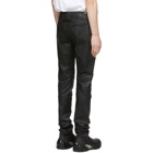 1017 ALYX 9SM Black Leather Biker Trousers