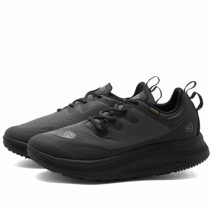 Photo: Keen Men's WK400 WP Sneakers in Black/Black